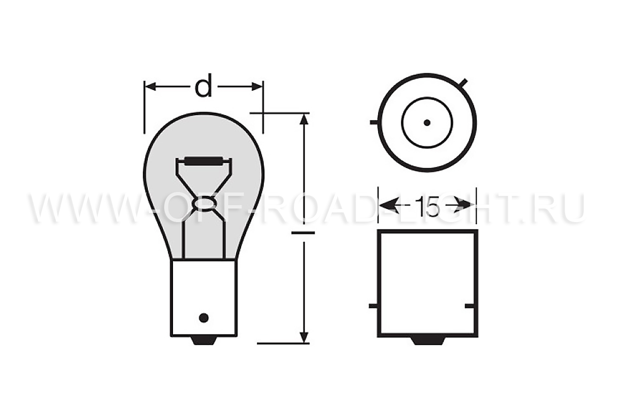 Ampoule OSRAM Original Line PY21W 12V 21W