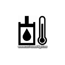 Функция "Oil pressure/temperature", цвет красный, фото 