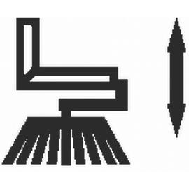 Пиктограмма Hella "Broom up/down", зеленая, фото 