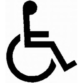Пиктограмма Hella "Disabled", синяя, фото 