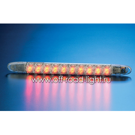 Стоп сигнал для внешней установки, серый (10 LED) 12V, фото 