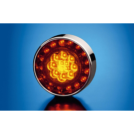 Задний габаритный огонь/стоп сигнал, красное стекло LED 24V, фото , изображение 5
