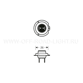 H7 Лампа галогенная OSRAM ORIGINAL LINE, фото , изображение 3