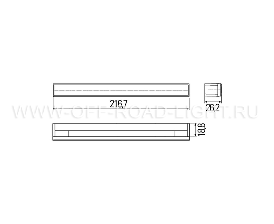 Комплект дневных ходовых огней 12 LED 24V, фото , изображение 2