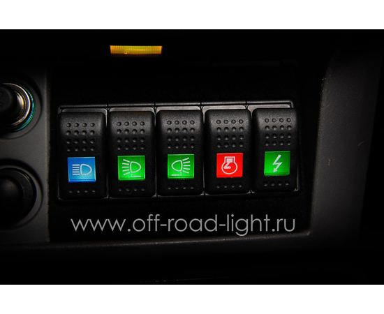 Функция "Driving compartment lighting", цвет зеленый, фото , изображение 6