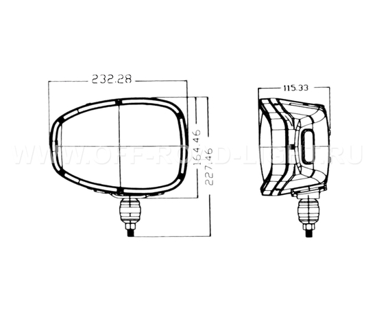 Светодиодная фара Full LED HD, ближний/дальний свет, левая, фото , изображение 5