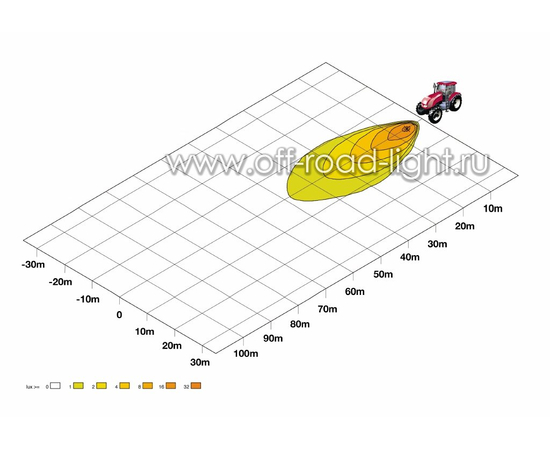 Power Beam 1000 (6 LED) 12V-24V, фото , изображение 5