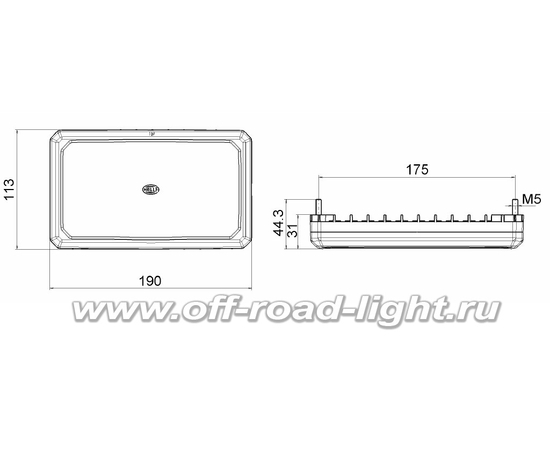 Flat Beam 1000 45° 11W, фото , изображение 9