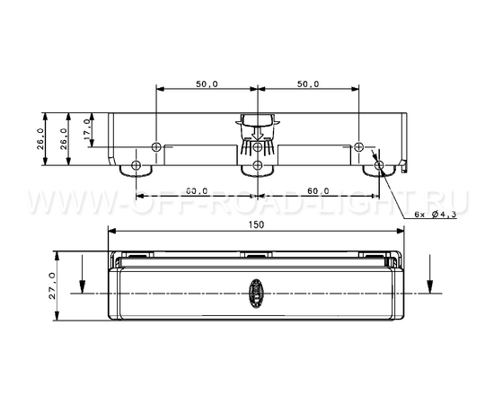 Комплект дневных ходовых огней Hella LEDayLine II 0° (24В, без г/о), фото , изображение 2