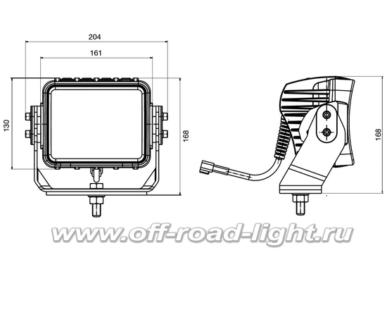 AS 5000LED Long Range Mining Heavy Duty 60W, фото , изображение 3