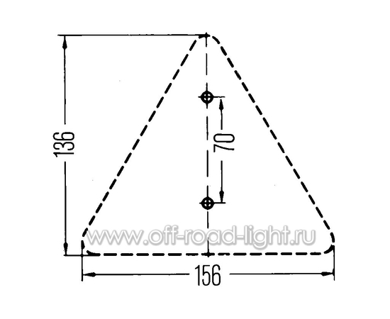 Отражатель треугольный, фото , изображение 2