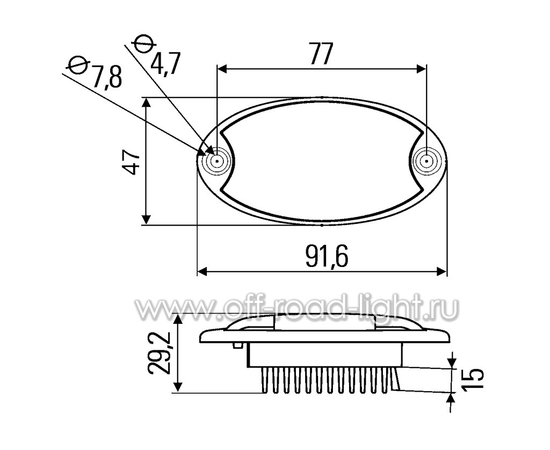 Салонный светильник и интерьерная подсветка (LED, 24V 3.6W), фото , изображение 2