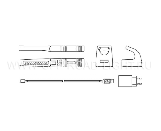 Фонарь светодиодный инспекционный OSRAM LEDinspect PRO Slimline 280, 2W, фото , изображение 2