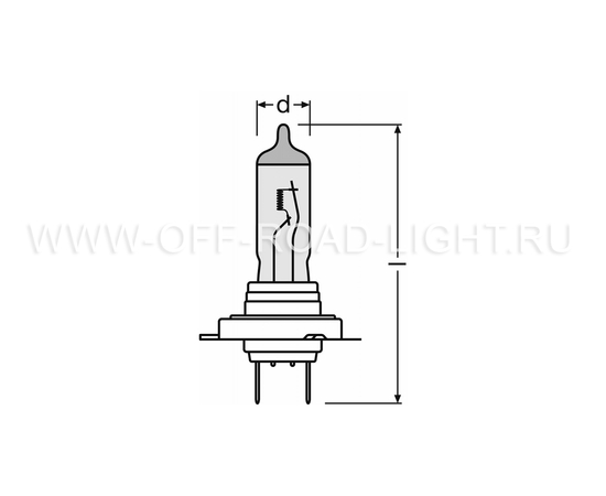 H7 Комплект галогенных ламп OSRAM ALLSEASON, фото , изображение 2