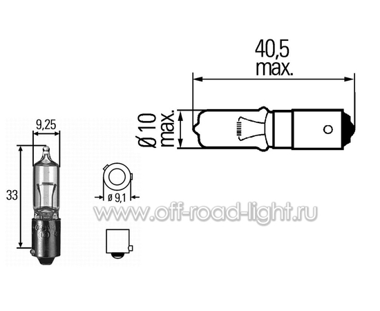 H21W Лампа Hella 12V 21W Long Life (BA9s), фото , изображение 2